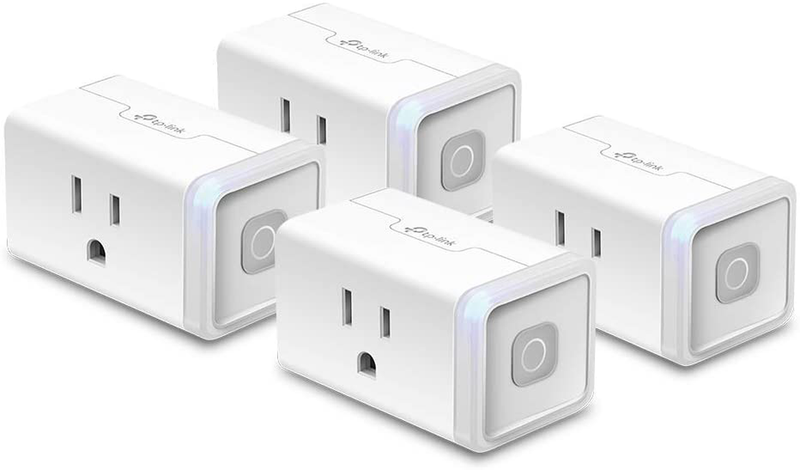 Kasa Smart Plug HS103P4, Smart Home Wi-Fi Outlet Works with Alexa, Echo, Google Home & IFTTT, No Hub Required, Remote Control, 15 Amp, UL Certified,4-Pack , White Home & Garden > Kitchen & Dining > Kitchen Appliances Kasa Smart Smart Plug Mini (4 pack)  