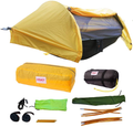 Legacy Premium Food Storage Camping Hammock Tent - Parachute Nylon - Portable, 1 Person Compact Backpacking - Outdoor & Emergency Gear - Tree Straps, Tie Ropes, Mosquito Net, Rain Fly Home & Garden > Lawn & Garden > Outdoor Living > Hammocks Legacy Premium Food Storage Yellow W/Underquilt  