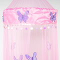 Octorose Butterfly Bed Canopy Mosquito NET Crib Twin Full Queen King (Pink)