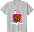 Peanuts Holiday Snoopy and Woodstock Stocking Light Up T-Shirt Home & Garden > Decor > Seasonal & Holiday Decorations& Garden > Decor > Seasonal & Holiday Decorations Peanuts Silver Youth Kids 2