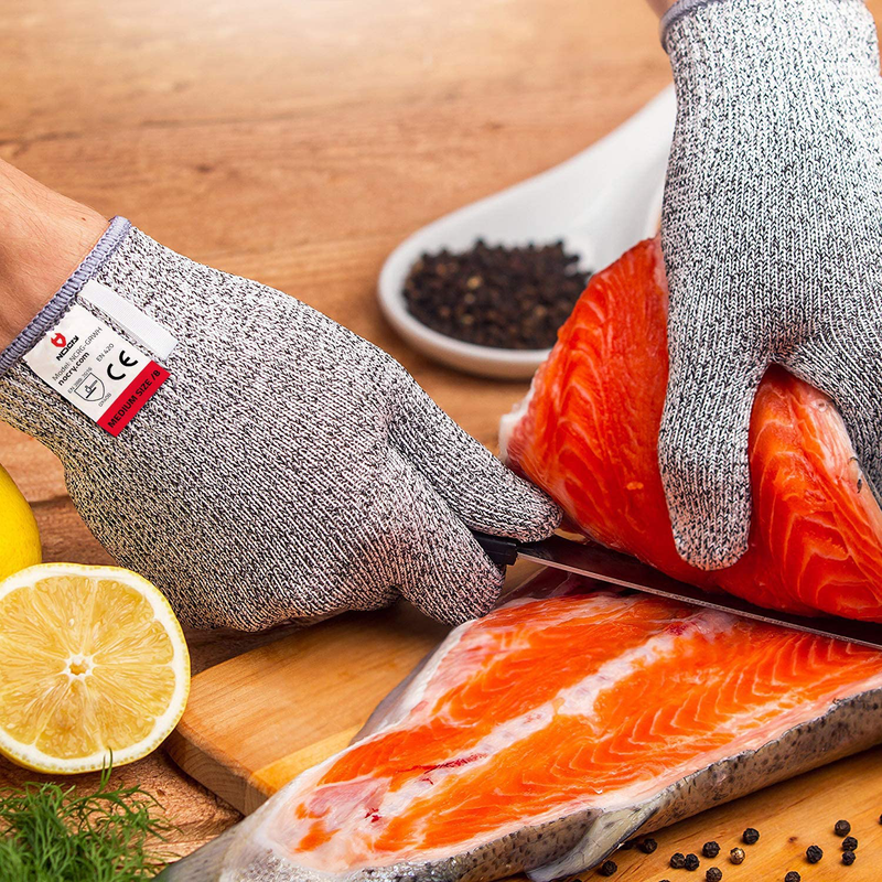 NoCry Cut Resistant Gloves - Ambidextrous, Food Grade, High Performance Level 5 Protection. Size Small, Complimentary Ebook Included Home & Garden > Kitchen & Dining > Kitchen Tools & Utensils NoCry   
