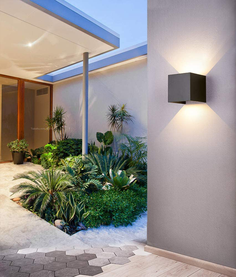 Pathson Outdoor LED Wall Lamp, 20W Aluminum Waterproof Wall Sconce, 3000K Warm Light Adjustable Wall Light Fixtures for Porch Garden (Black, Warm Light) Home & Garden > Lighting > Lighting Fixtures > Wall Light Fixtures KOL DEALS   