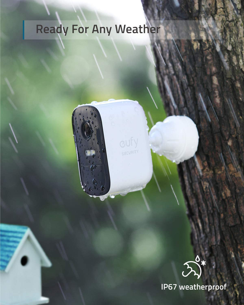 eufy Security, eufyCam 2C 2-Cam Kit, Security Camera Outdoor, Wireless Home Security System with 180-Day Battery Life, HomeKit Compatibility, 1080p HD, IP67, Night Vision, No Monthly Fee Cameras & Optics > Cameras > Surveillance Cameras eufy security   