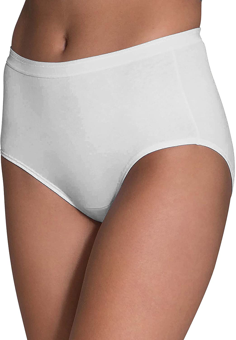 Fruit of the Loom Women's Tag Free Cotton Brief Panties (Regular & Plus Size) Apparel & Accessories > Clothing > Underwear & Socks > Underwear Fruit of the Loom Brief - 144 Pack - White Brief 6