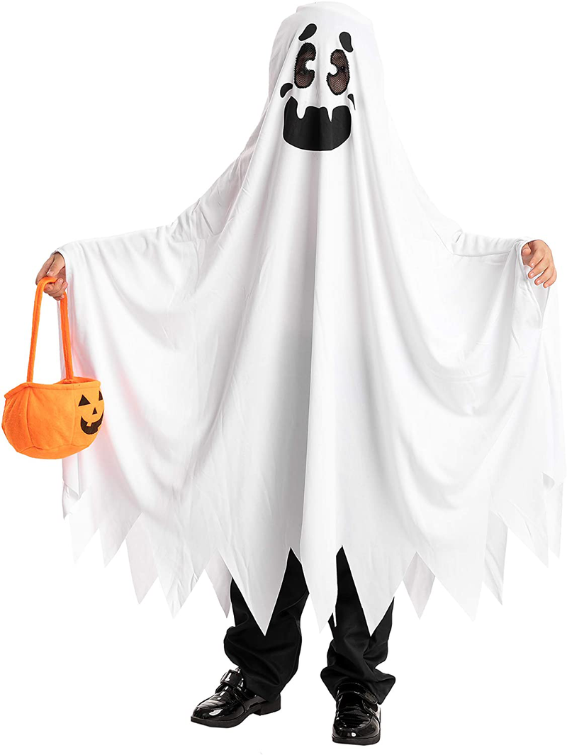 Ghost Boo and Friendly Costume for Child Halloween Spooky Trick-or-Treating Apparel & Accessories > Costumes & Accessories > Costumes Spooktacular Creations Small (5-7 yr)  