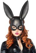 Leg Avenue Women's Rabbit Mask Costume Accessory One Size Apparel & Accessories > Costumes & Accessories > Masks Leg Avenue Black  