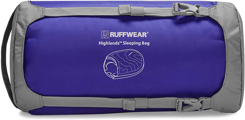 RUFFWEAR, Highlands Dog Sleeping Bag, Water-Resistant Portable Dog Bed for Outdoor Use