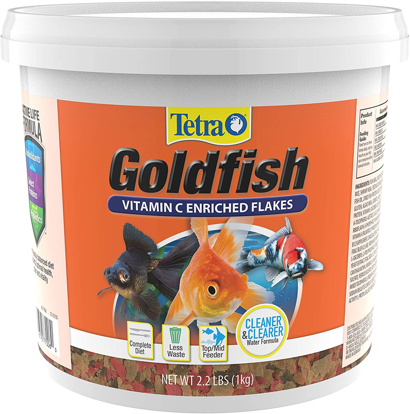 Tetra Goldfish Flakes - Balanced Diet Fish Food Animals & Pet Supplies > Pet Supplies > Fish Supplies > Fish Food Tetra 2.2 Pound (Pack of 1)  