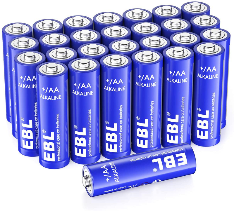 EBL Alkaline AA Batteries (28 Count), 1.5V Double A Long Lasting Alkaline AA Battery Electronics > Electronics Accessories > Power > Batteries EBL 28 Count (Pack of 1)  