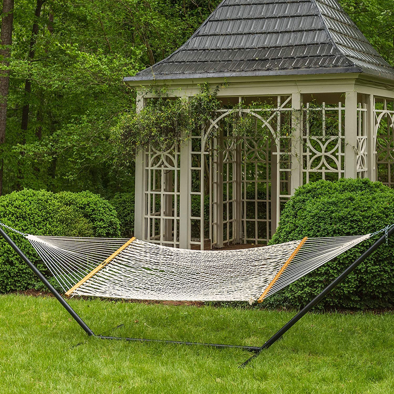 Original Pawleys Island 13DCOT Large Oatmeal DuraCord Rope Hammock with Free Extension Chains & Tree Hooks, Handcrafted in The USA, Accommodates 2 People, 450 LB Weight Capacity, 13 ft. x 55 in. Home & Garden > Lawn & Garden > Outdoor Living > Hammocks Original Pawleys Island   