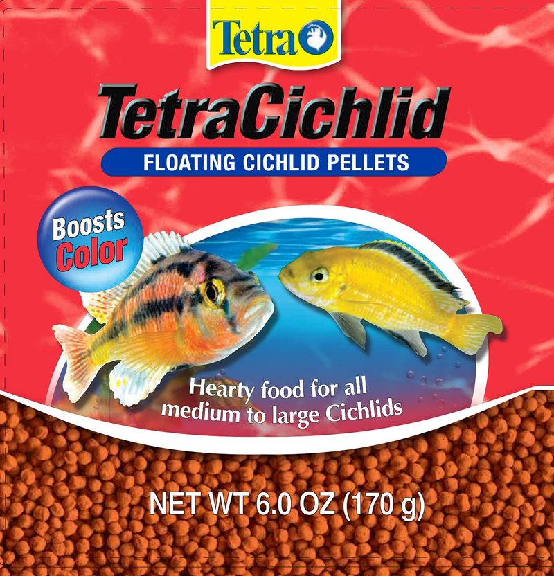 Tetra 77063 TetraCichlid Floating Pellets Animals & Pet Supplies > Pet Supplies > Fish Supplies > Fish Food Tetra   