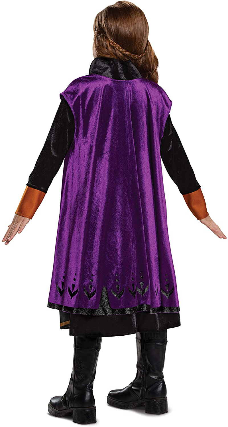 Disguise Disney Anna Frozen 2 Deluxe Girls' Halloween Costume Purple, 3T-4T Apparel & Accessories > Costumes & Accessories > Costumes Disguise   