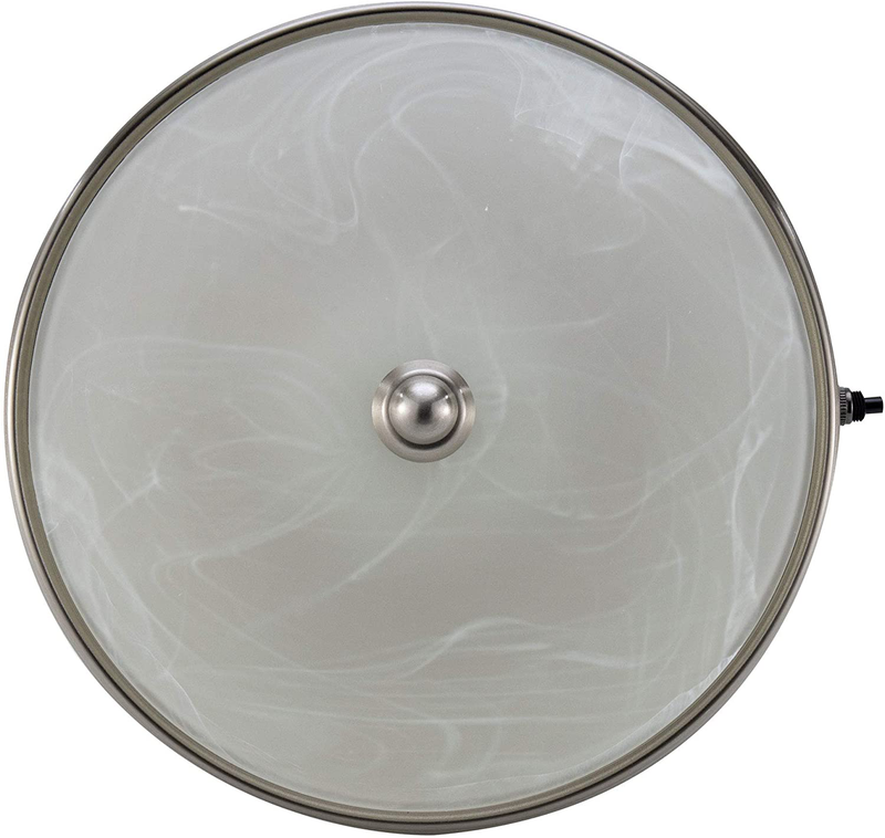 Recpro RV Decorative Ceiling Light | 12V LED Light | Dinette LED with Glass Dome | Ceiling Fixture (1 Light)