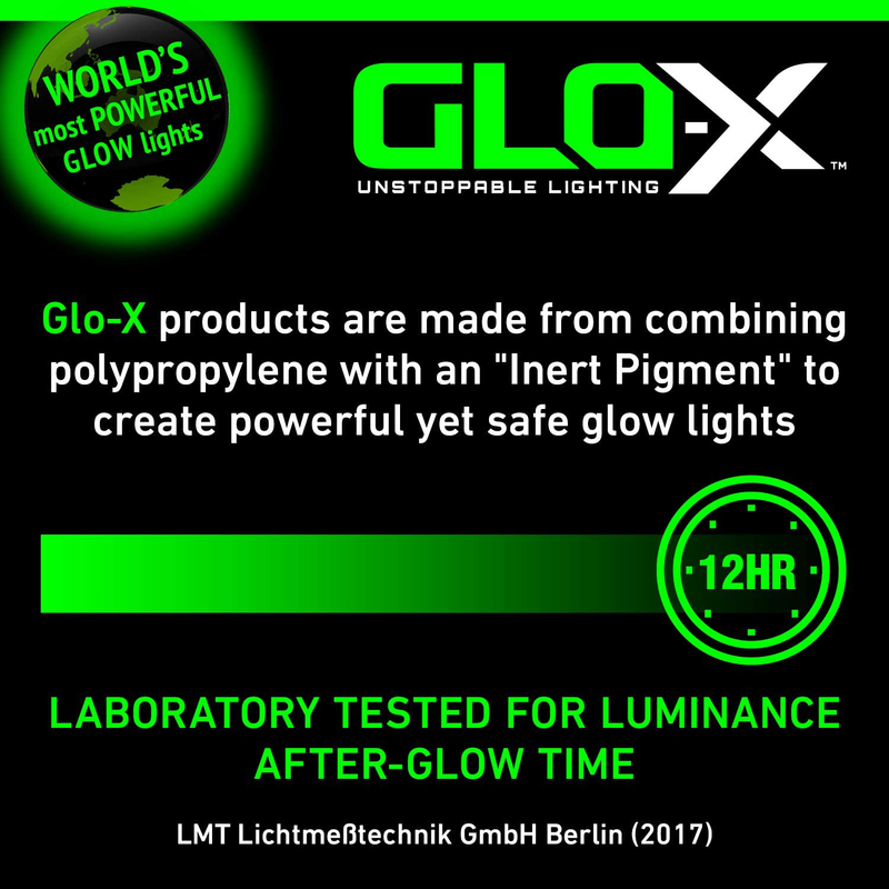 GLO-X Campers Essentials Pack - Powerful Glow in the Dark Camping Accessories for Tent Campers - round & Straight Mini Glow Markers - Glow Zipper Pulls - Solar Powered Markers 12+ Hours Illumination Sporting Goods > Outdoor Recreation > Camping & Hiking > Tent Accessories GLO-X   