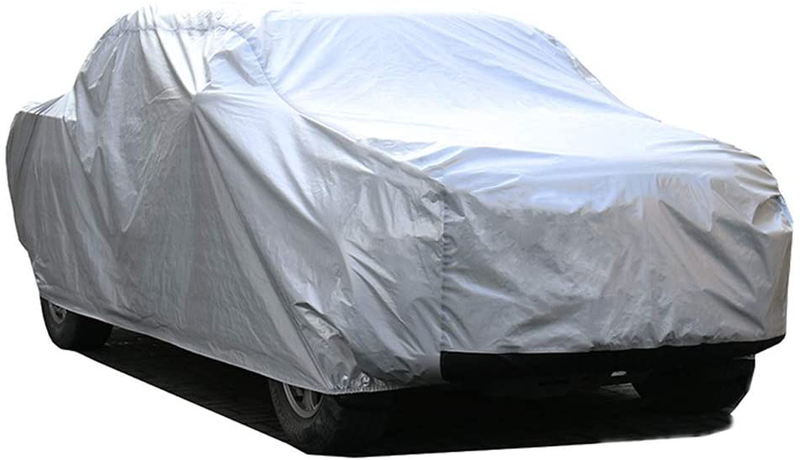 Kayme 6 Layers Car Cover Waterproof All Weather for Automobiles, Outdoor Full Cover Rain Sun UV Protection with Zipper Cotton, Universal Fit for Sedan (186"-193")