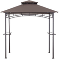 MASTERCANOPY Grill Gazebo Replacement Canopy for Model L-GG001PST-F (Beige) Home & Garden > Lawn & Garden > Outdoor Living > Outdoor Structures > Canopies & Gazebos MASTERCANOPY Brown  