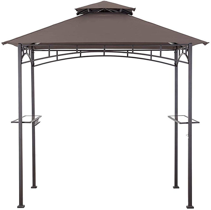 MASTERCANOPY Grill Gazebo Replacement Canopy for Model L-GG001PST-F (Beige) Home & Garden > Lawn & Garden > Outdoor Living > Outdoor Structures > Canopies & Gazebos MASTERCANOPY Brown  