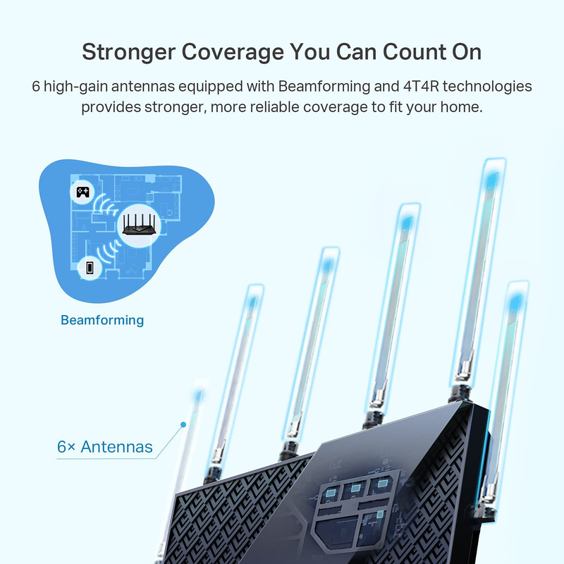 TP-Link AX5400 WiFi 6 Router (Archer AX73)- Dual Band Gigabit Wireless Internet Router, High-Speed ax Router for Streaming, Long Range Coverage Electronics > Networking > Bridges & Routers > Wireless Routers ‎TP-Link   