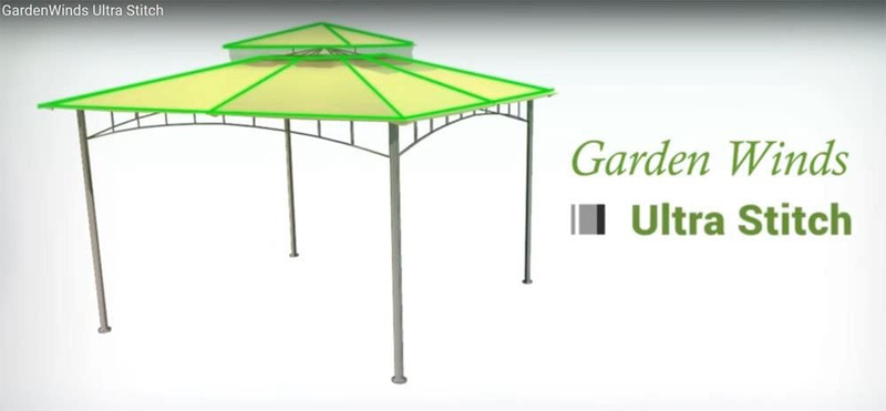 Garden Winds Replacement Canopy for The Hampton Bay Solar Hexagon Gazebo - Standard 350 - Beige Home & Garden > Lawn & Garden > Outdoor Living > Outdoor Structures > Canopies & Gazebos Garden Winds   