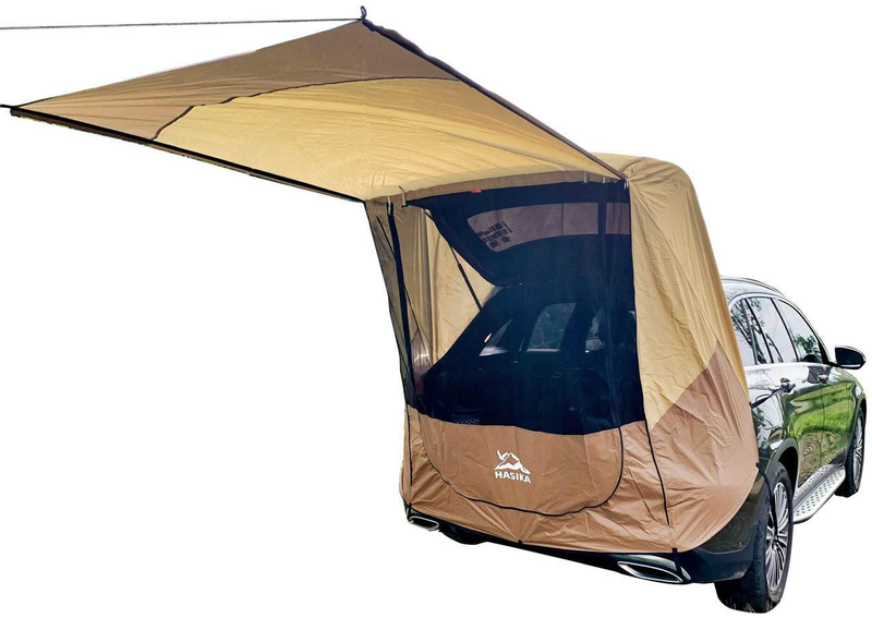 Tailgate Shade Awning Tent for Car Travel Small to Large Size SUV Waterproof 3000MM Yellow Sporting Goods > Outdoor Recreation > Camping & Hiking > Tent Accessories HASIKA Large  