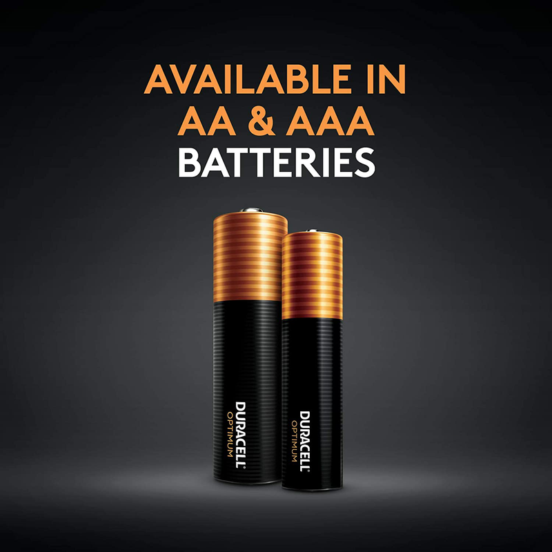 Duracell Optimum AAA Batteries | 12 Count Pack | Lasting Power Triple A Battery | Alkaline AAA Battery Ideal For Household And Office Devices | Resealable Package For Storage Electronics > Electronics Accessories > Power > Batteries Duracell   