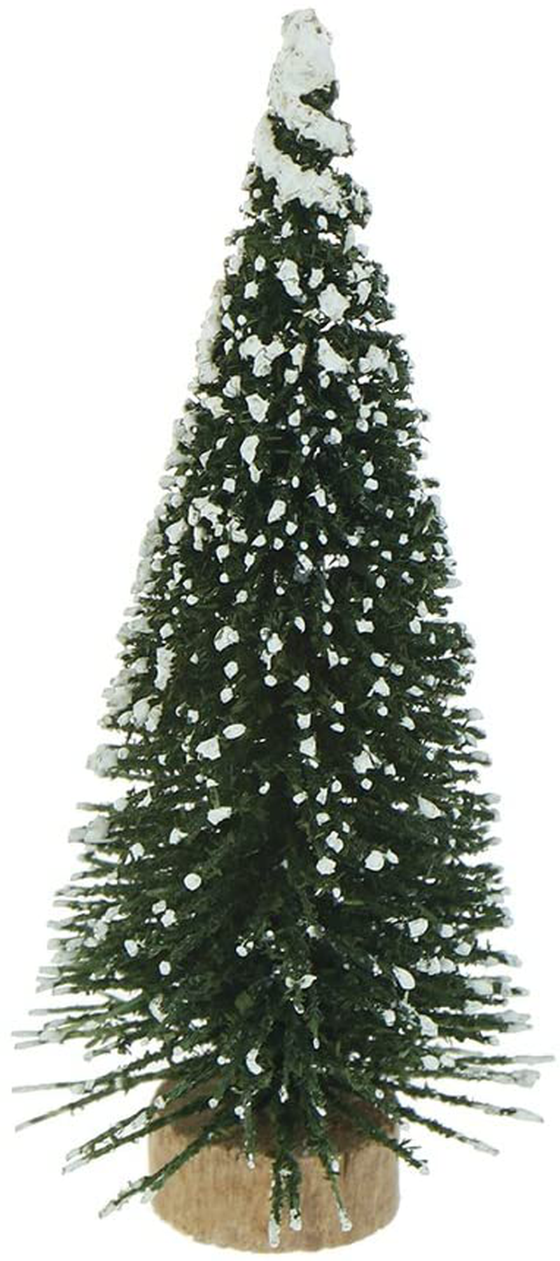 Haodeba 18Pcs Miniature Pine Trees Sisal Trees with Wood Base Christmas Tree Set Tabletop Trees for Miniature Scenes, Christmas Crafting and Designing, Mixed Size Home & Garden > Decor > Seasonal & Holiday Decorations > Christmas Tree Stands Noxus Bros   