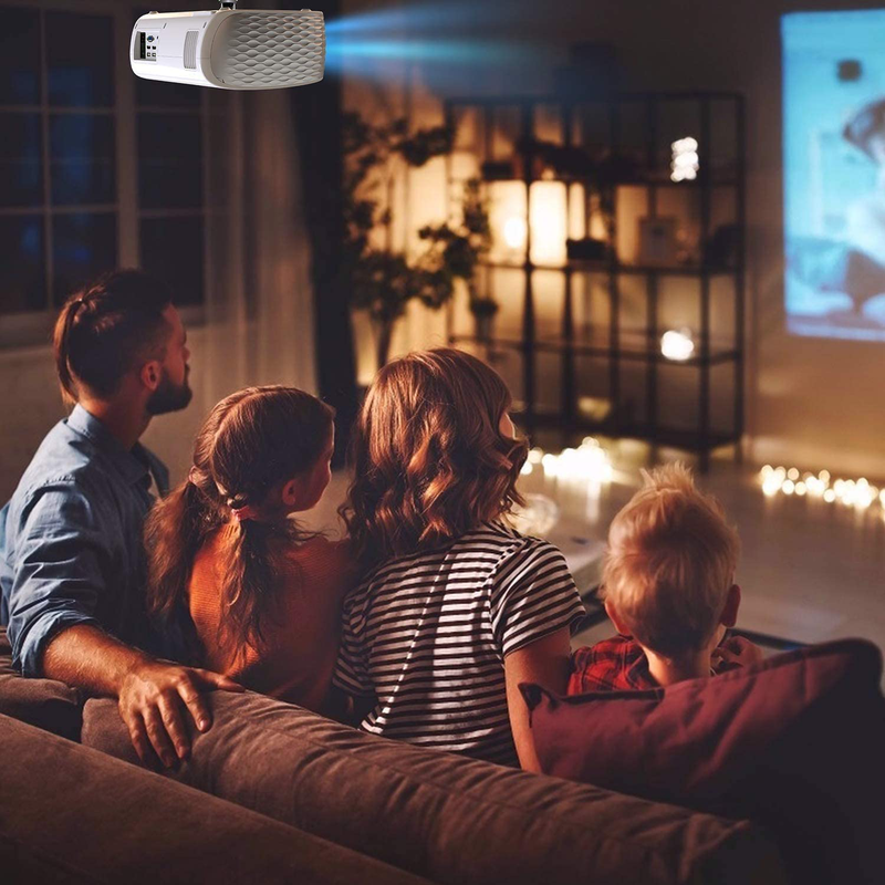 Projector, GooDee HD Video Projector Native 1920x1080P, Outdoor Movie Projector 7500L 300'' Touch Keys Home Theater Projector with 50000 Hrs Lamp Life, Support Fire TV Stick/PS4/HDMI/iOS /Android Electronics > Video > Projectors GooDee   