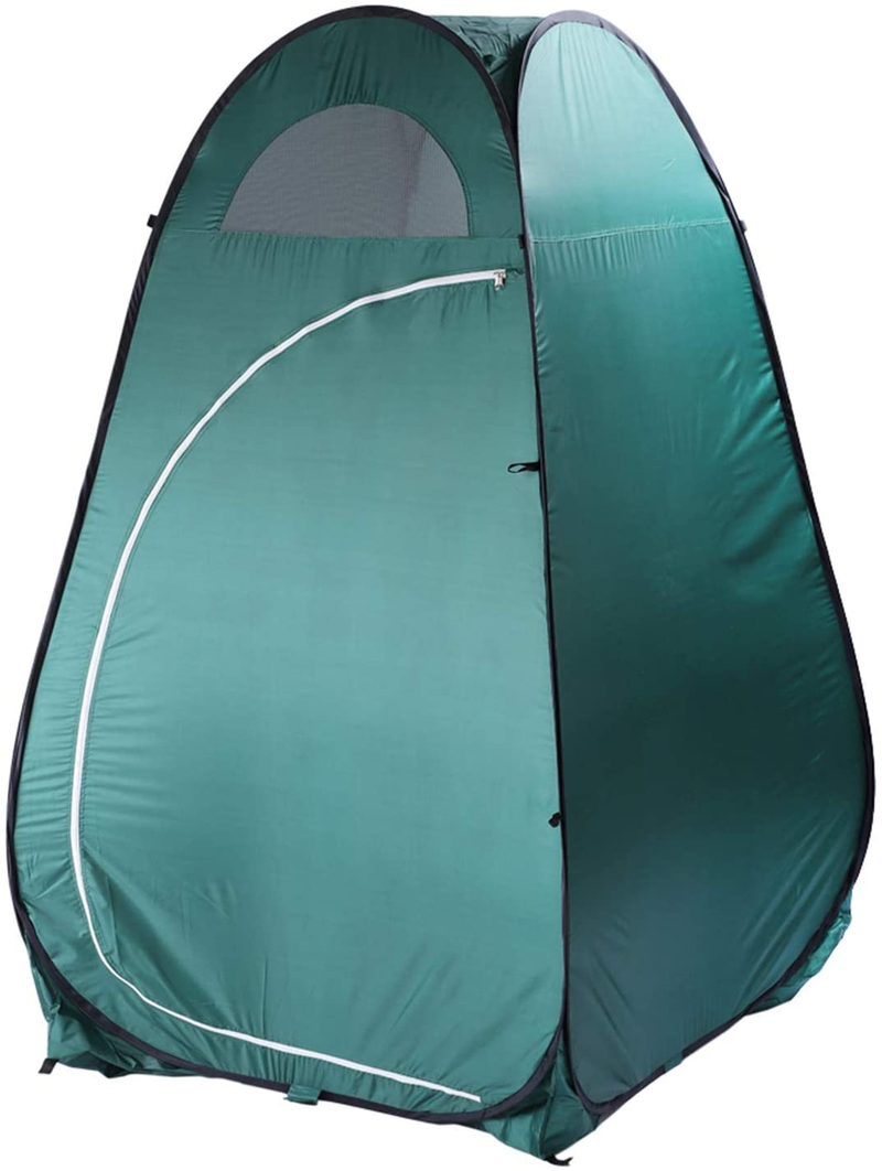 Kcelarec Camping Pop up Privacy Shower Tent, Portable Outdoor Shower Tent for Camping, Biking, Toilet, Shower, Beach and Changing Room