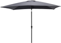 FLAME&SHADE 6.5 x 10 ft Rectangular Outdoor Patio and Table Umbrella with Tilt - Aqua Blue Home & Garden > Lawn & Garden > Outdoor Living > Outdoor Umbrella & Sunshade Accessories FLAME&SHADE Anthracite 6'6''×10' 