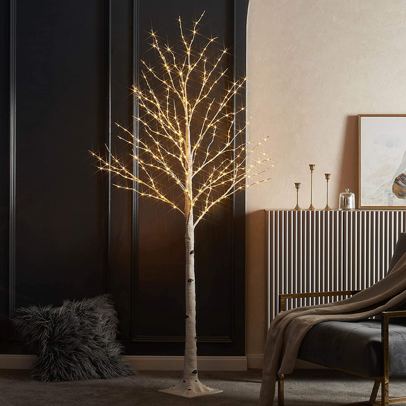 LITBLOOM Lighted Twig Birch Tree with Fairy Lights 6FT 330 LED for Indoor Outdoor Home and Christmas Holiday Decoration Home & Garden > Decor > Seasonal & Holiday Decorations& Garden > Decor > Seasonal & Holiday Decorations LITBLOOM 6FT BIRCH  