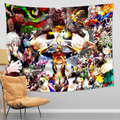 MEWE My Hero Academia Tapestry Wall Hanging Anime Tapestry Backdrop for Birthday Party Decoration Anime Gifts Bedroom 59x70in Home & Garden > Decor > Artwork > Decorative Tapestries MEWE My Hero Academia Tapestry 2 59x70in 