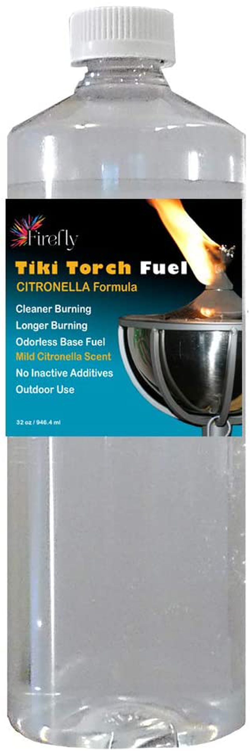 Firefly Bulk Tiki Fuel - Tiki Torch Fuel - 5 Gallons - Odorless - Significantly Longer Burn Home & Garden > Lighting Accessories > Oil Lamp Fuel Firefly Citronella Oil Formula 32 oz. 