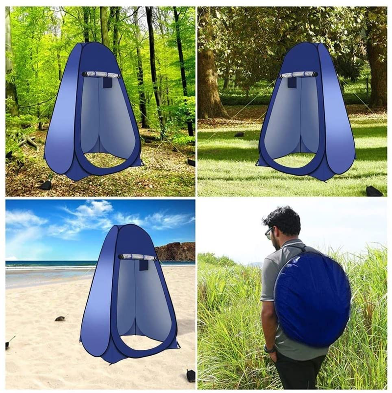 NLQHOPTS Pop up Privacy Shower Tent,Portable Outdoor Shower Enclosure,Waterproof Camping Shower Tent ,Bathing Dressing,Changing Room,Portable Toilet for Camping,Beach,Fishing,Travel with Carry Bag Sporting Goods > Outdoor Recreation > Camping & Hiking > Portable Toilets & Showers NLQHOPTS   
