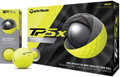 TaylorMade TP5 & TP5x Golf Balls (White, Yellow, Pix)  TaylorMade Yellow 2020 TP5x 