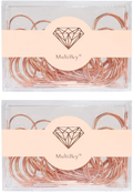 Rose Gold Jumbo Paper Clips, Multibey 2" Non-Skid Metallic Large Paperclips Bookmark in Acrylic Holder Office School Supplies Decor, 30PCS Per Box (Rose Gold) Home & Garden > Decor > Seasonal & Holiday Decorations MultiBey Rose Gold, 2 Packs  