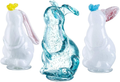 Diamond Star Hand Blown Bunny Glass Cute Rabbit Easter Decoration, Set of 3, Colorful Home & Garden > Decor > Seasonal & Holiday Decorations Diamond Star 3 Rubbit  