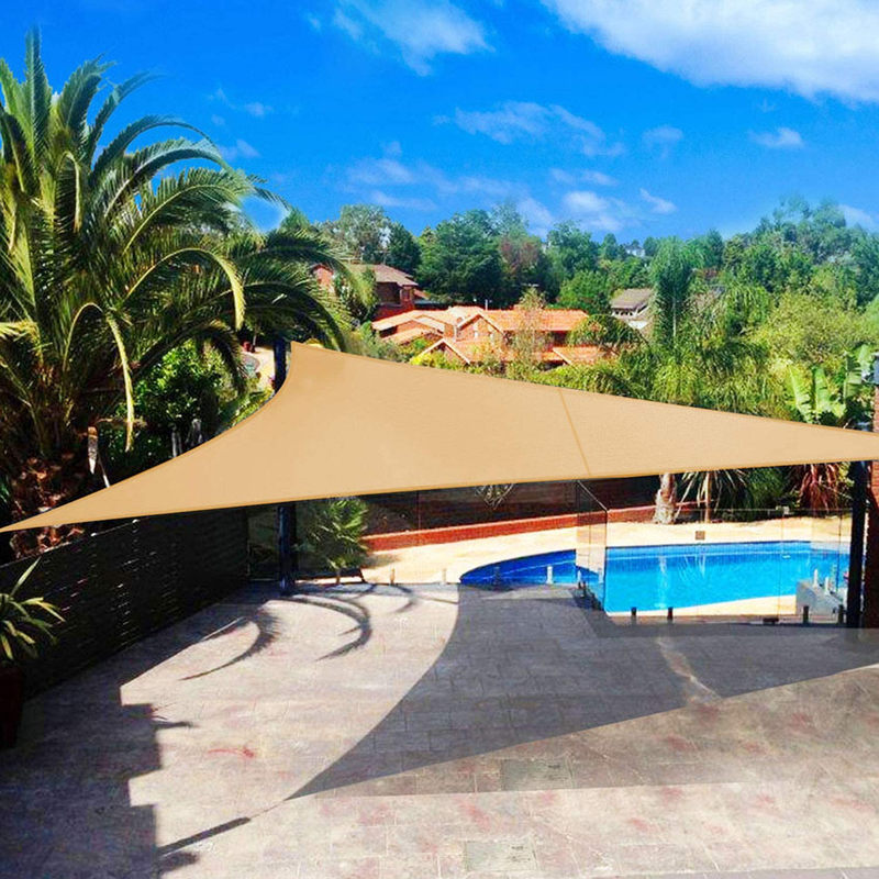Shade&Beyond 15'x15'x21' Sun Shade Sail Triangle Sail Shade Canopy for Patio Lawn Garden Home & Garden > Lawn & Garden > Outdoor Living > Outdoor Umbrella & Sunshade Accessories Shade&Beyond Desert Sand 20'x20'x20' 