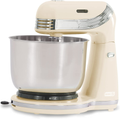 Dash Stand Mixer (Electric Mixer for Everyday Use): 6 Speed Stand Mixer with 3 qt Stainless Steel Mixing Bowl, Dough Hooks & Mixer Beaters for Dressings, Frosting, Meringues & More - Red Home & Garden > Kitchen & Dining > Kitchen Tools & Utensils > Kitchen Knives DASH Cream Mixer 