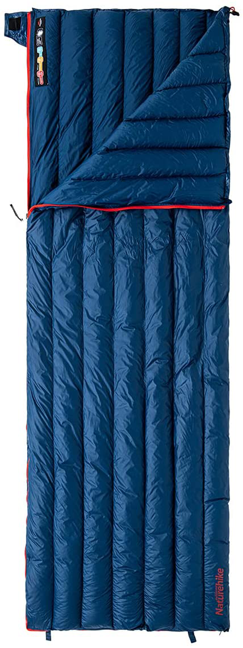 Naturehike 1.26Lbs Ultralight 800 Fill Power Goose down Sleeping Bag - Ultra Compact down Filled Lightweight Backpack Envelope Sleeping Bag for Hiking Camping