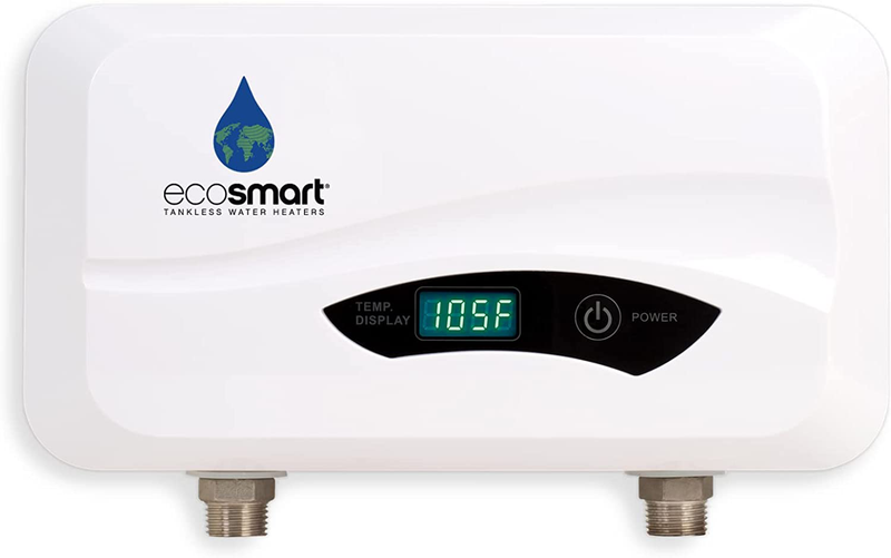 Ecosmart POU 3.5 Point of Use Electric Tankless Water Heater, 3.5Kw@120-Volt, 7” X 11” X 3” Furniture > Cabinets & Storage > Armoires & Wardrobes EcoSmart POU 3.5  