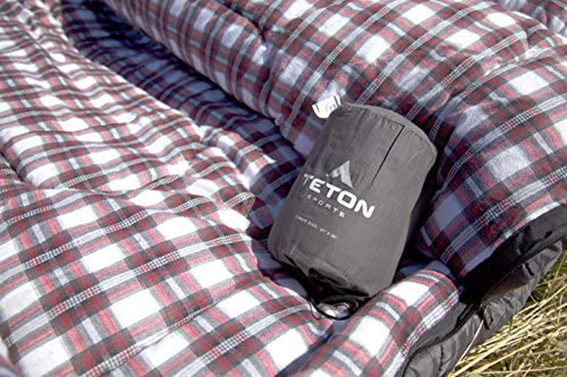 TETON Sports Fahrenheit Mammoth Queen-Size Double Sleeping Bag; Warm and Comfortable; Double Sleeping Bag Great for Family Camping; Compression Sack Included Sporting Goods > Outdoor Recreation > Camping & Hiking > Sleeping Bags TETON Sports   