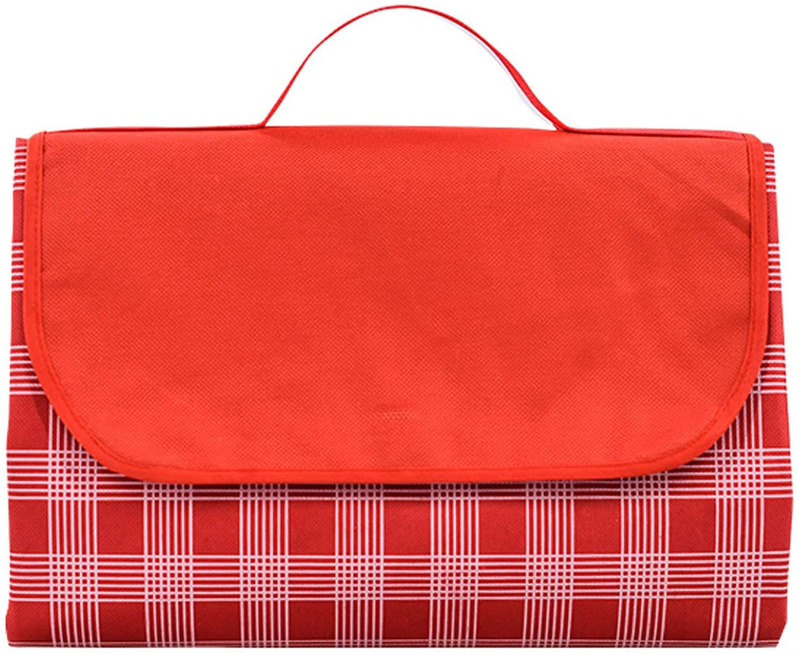 JXJH 80"× 80" Extra Large Outdoor Picnic Blanket,Waterproof and Sand-Proof,Machine Washable Portable Picnic Blanket for Camping,Grass,Beach(Yellow and White). Home & Garden > Lawn & Garden > Outdoor Living > Outdoor Blankets > Picnic Blankets JXJH Red and White  