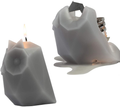 PyroPet Candles Hoppa Candle, White Home & Garden > Decor > Home Fragrance Accessories > Candle Holders PyroPet Gray standard size 