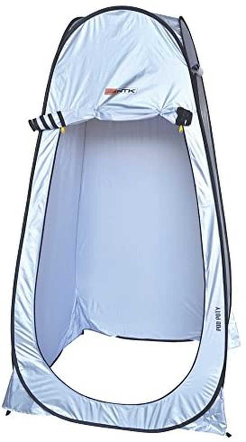 NTK Pod Poty 3.6X3.6 Ft Portable Pop up Privacy Shelter Dressing Changing Tent Cabana Window Room, Camping Shower Toilet Tent. Easy Assembly, Durable Fabric Full Coverage Rainfly. Sporting Goods > Outdoor Recreation > Camping & Hiking > Portable Toilets & Showers NTK   