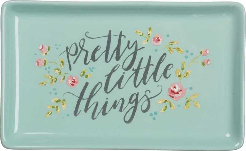 Primitives by Kathy 37726 Hand-Lettered Trinket Tray, Pretty Little Things Home & Garden > Decor > Decorative Trays Primitives by Kathy Default Title  