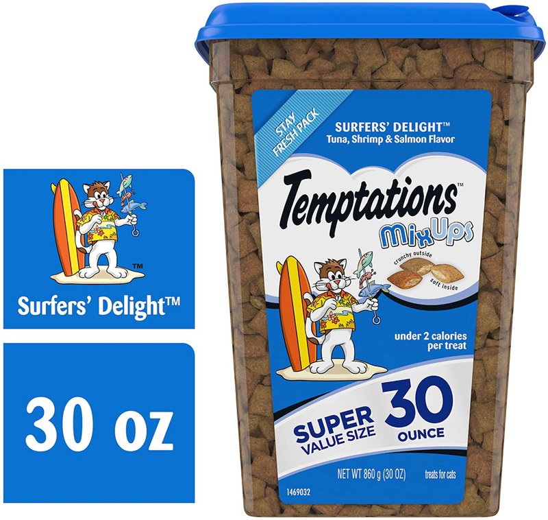 Temptations MixUps Crunchy and Soft Cat Treats, 30 oz. Animals & Pet Supplies > Pet Supplies > Cat Supplies > Cat Litter Temptations   