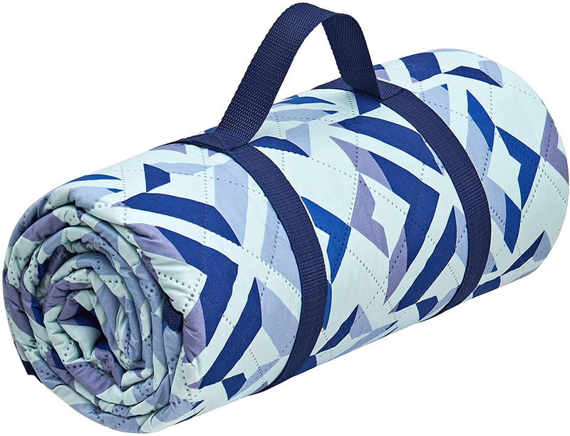 KingCamp Outdoor Picnic Blanket Waterproof Beach Mat for Camping on Grass Oversize Foldable Sandproof Beach Blanket Park Hiking Four Sizes Home & Garden > Lawn & Garden > Outdoor Living > Outdoor Blankets > Picnic Blankets KingCamp 78.7” X 78.7”blue  