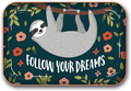 Medium Metal Catchall Tray by Studio Oh! - Follow Your Dreams Sloth - 7" x 4.75" - Dish Tray with Unique Full-Color Artwork - Holds Jewelry, Change, Paperclips & Trinkets Home & Garden > Decor > Decorative Trays Orange Circle Studio Corporation Follow Your Dreams Sloth Medium 