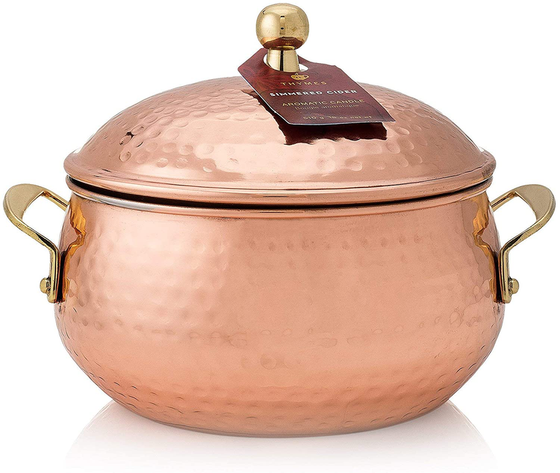 Thymes Copper Pot Candle - 18 Oz - Simmered Cider Home & Garden > Decor > Home Fragrances > Candles Thymes   