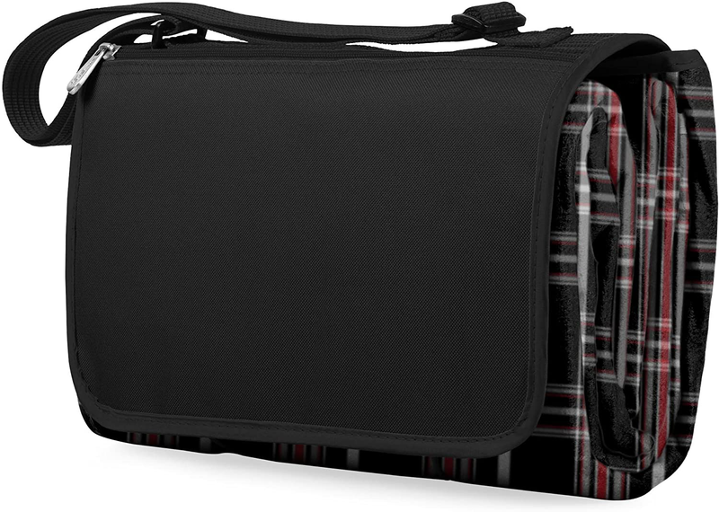 ONIVA - a Picnic Time Brand Outdoor Picnic Blanket Tote XL, Carnaby Street Home & Garden > Lawn & Garden > Outdoor Living > Outdoor Blankets > Picnic Blankets ONIVA - a Picnic Time brand Black Tartan  